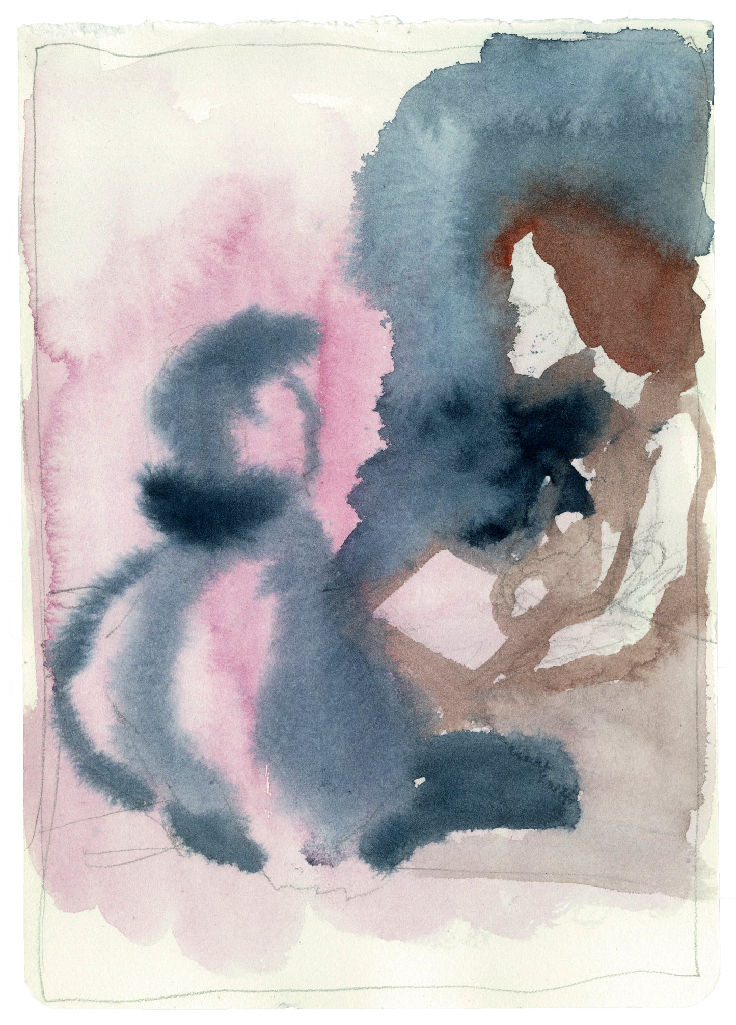 Desenho 14 x 20cm - companionship I