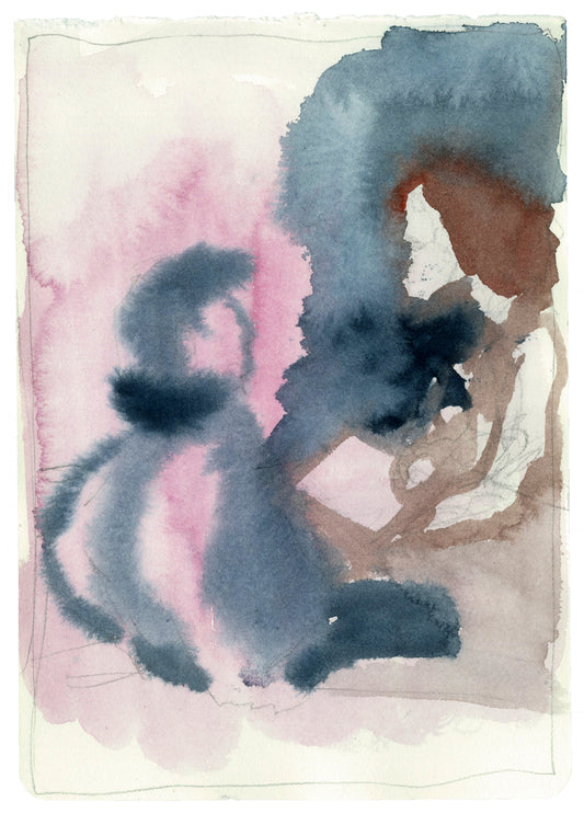 Desenho 14 x 20cm - companionship I