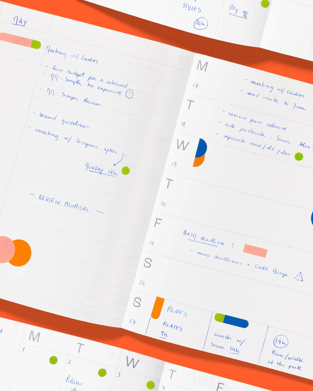 Notes Undated Planner