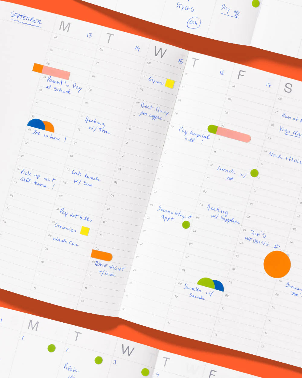 Time-Block Undated Planner